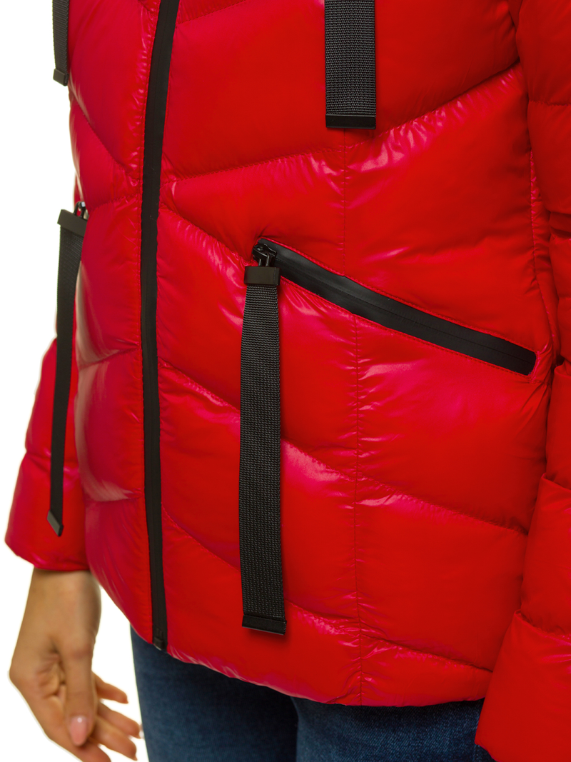 Куртка жіноча Червона OZONEE JS/M23066/1