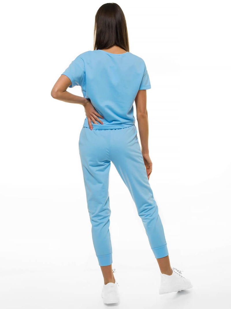 Жіночий спортивний костюм з двох частин Яскраво-Синi OZONEE O/MB1002/21