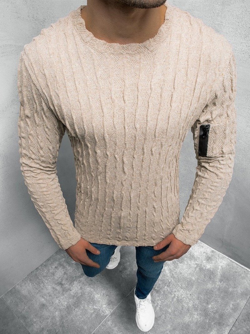 Bluza męska beżowa OZONEE O/20376