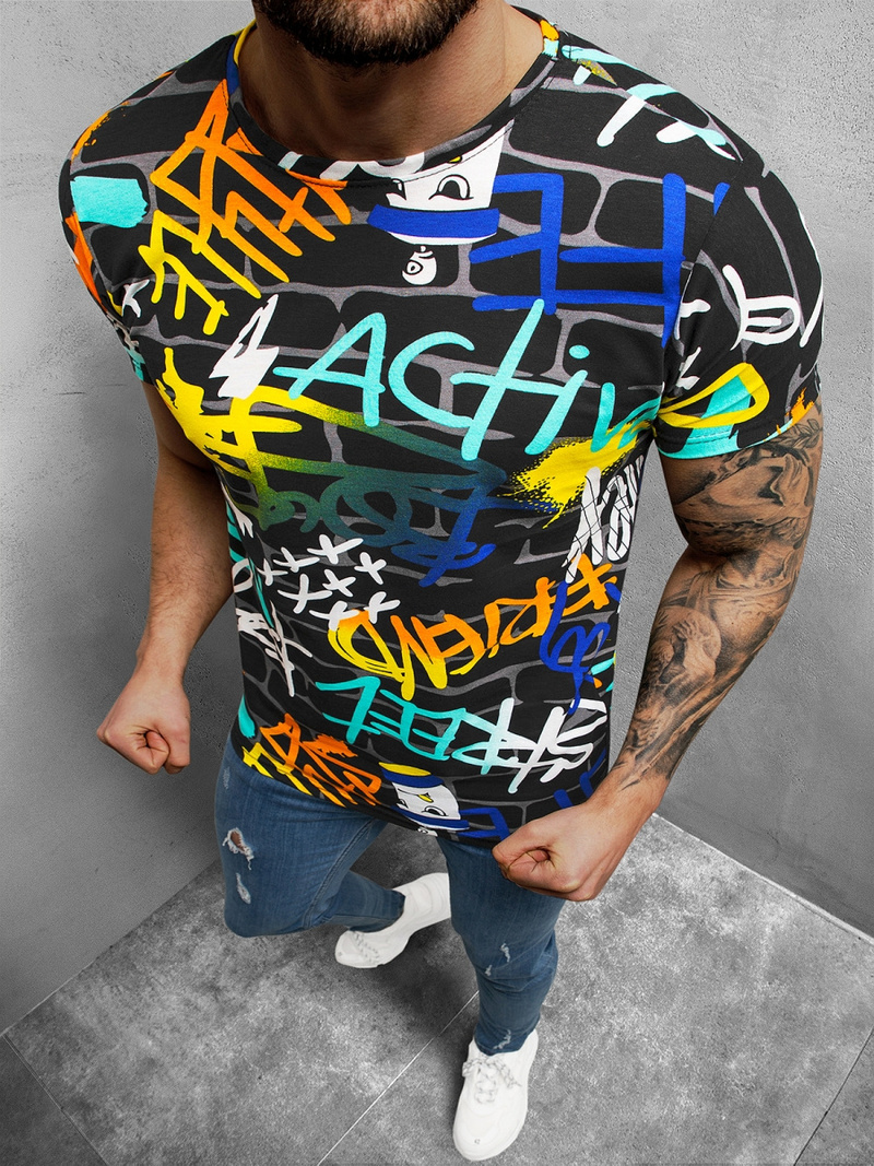 Футболка чоловіча Кольоровий OZONEE O/BL2258