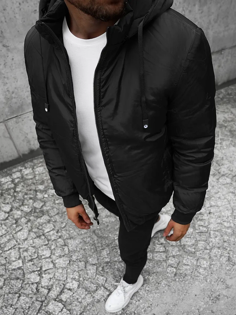 Чоловіча зимова куртка Чорна OZONEE JS/M761/392