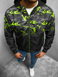 Kurtka przejściowa męska dwustronna moro-żółta OZONEE N/7200