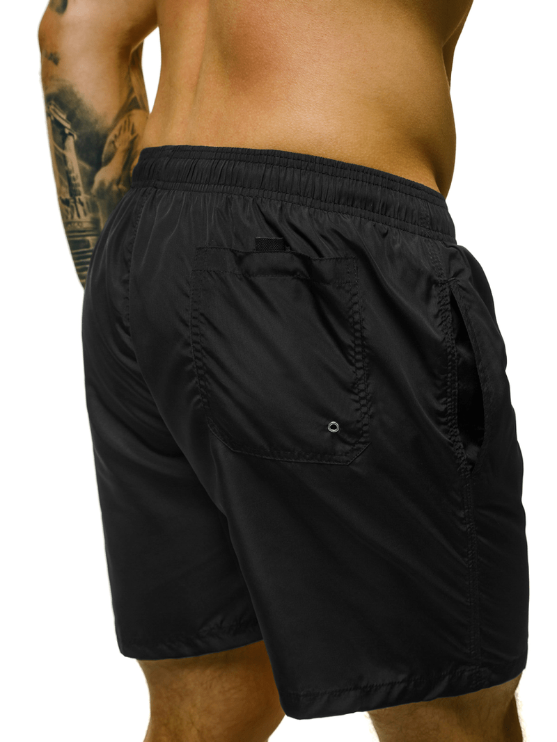 Spodenki kąpielowe męskie czarne OZONEE O/YW07002/1