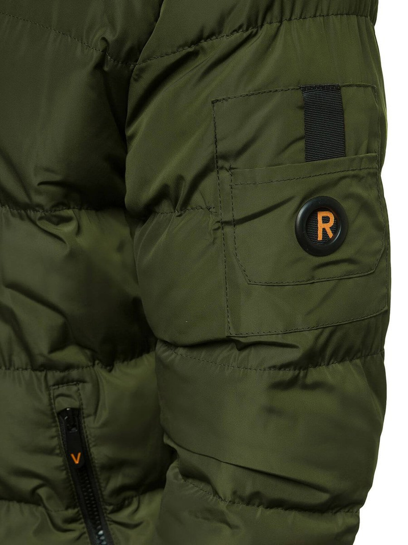 Kurtka zimowa męska pikowana zielona OZONEE N/6900/4