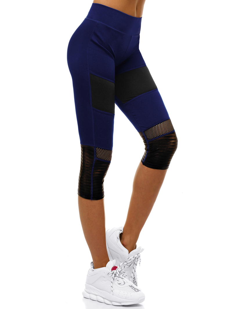 Legginsy damskie krótkie granatowe OZONEE X/1253