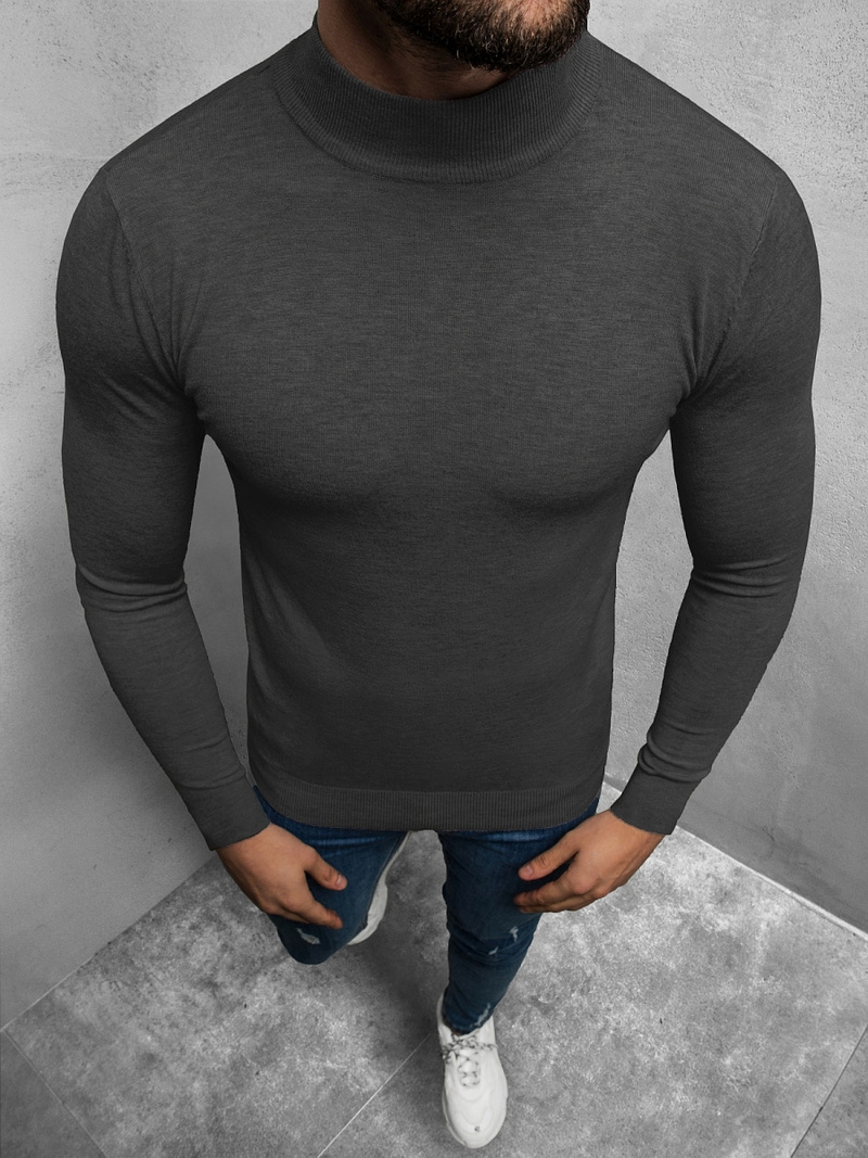 Светр чоловічій Графітовий OZONEE TMK/YY05/13Z