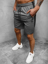 Spodenki dresowe męskie grafitowe OZONEE JS/68061