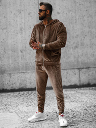 Спортивний костюм чоловічій Коричневий OZONEE O/D8160/9157