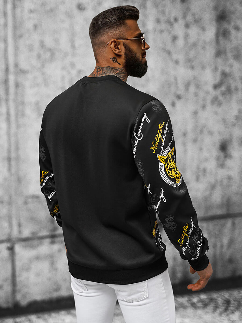 Толстовка Чоловіча Чорна OZONEE JS/8B1106/3