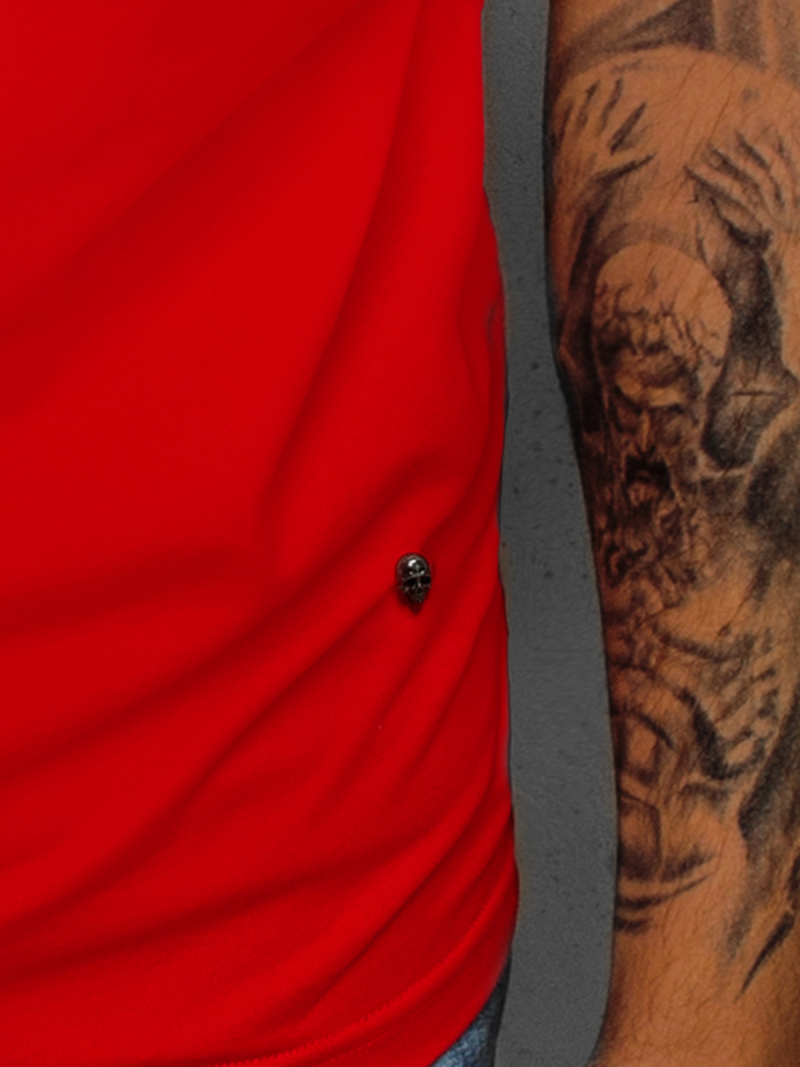 Футболка чоловіча Червона OZONEE NB/3003