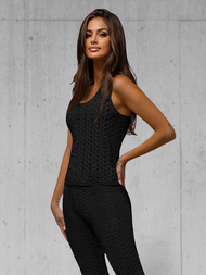 Жіночий спортивний костюм з двох частин Чорний OZONEE JS/YW88037/1Z