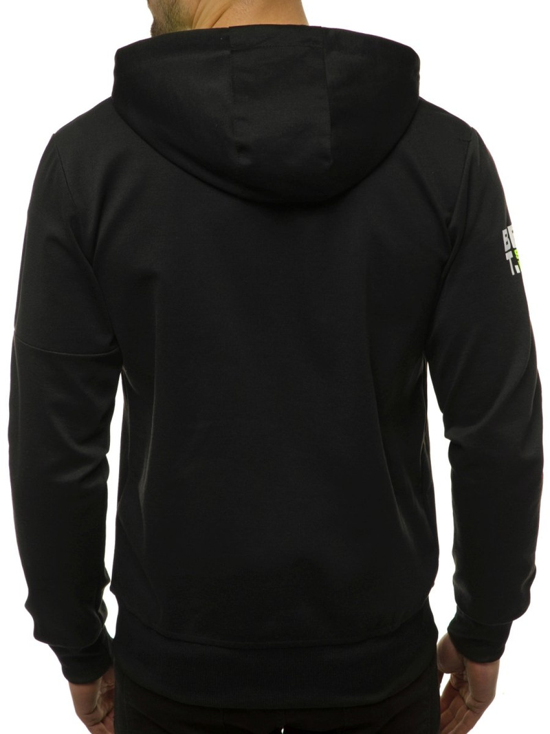 Bluza męska rozpinana czarna OZONEE JS/DD20152