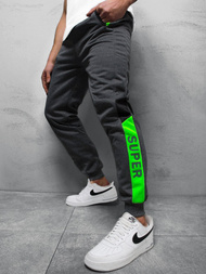 Spodnie dresowe męskie grafitowe OZONEE JS/K50007