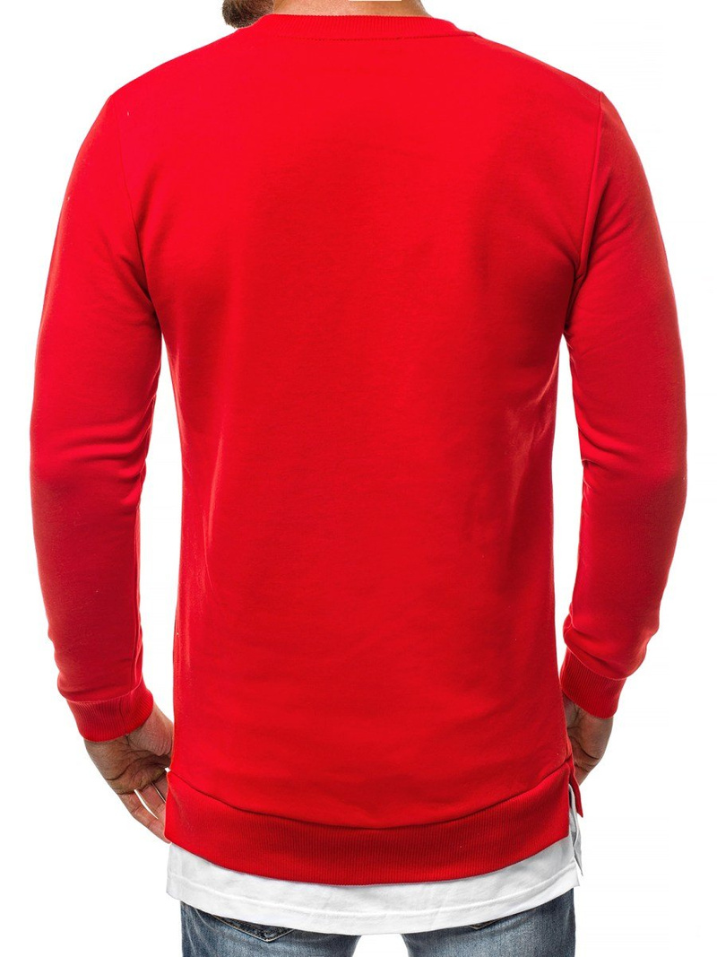 Толстовка чоловіча Червона OZONEE B/181905