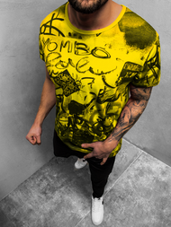 Футболка чоловіча Жовта OZONEE JS/KS1987Z