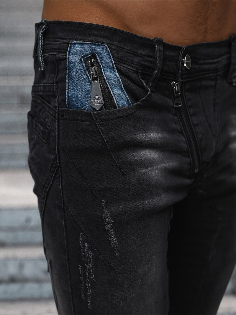 Чоловічі джинси Чорнi OZONEE NB/MP0025NZ