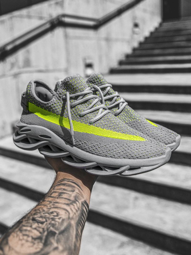 Sneakersy szare OZONEE B/2051/20