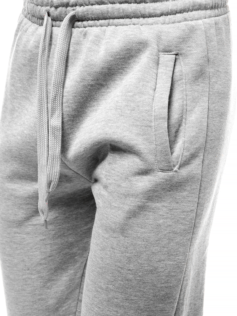 Spodnie dresowe męskie szare men/ck01