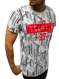 T-Shirt męski szary OZONEE JS/KS1993