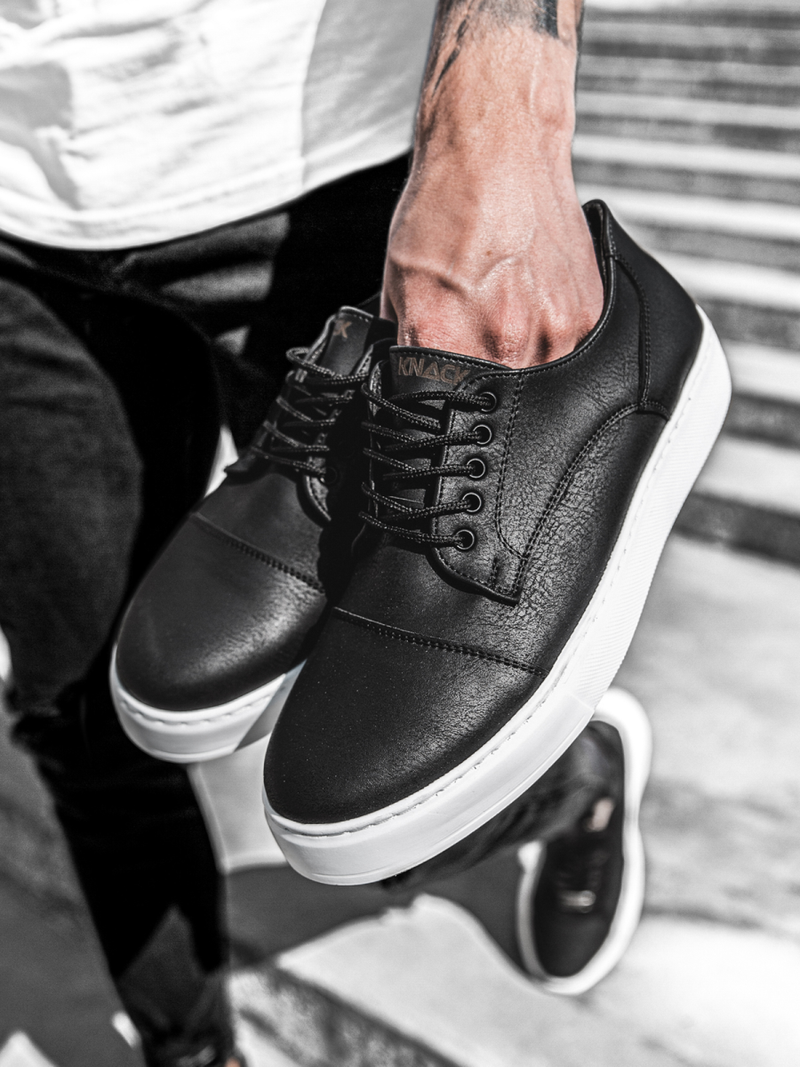 Sneakersy czarne OZONEE O/KN050