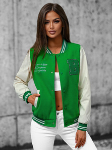 Kurtka damska bomberka zielona OZONEE JS/16M9067/236