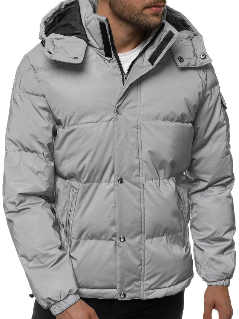 Куртка чоловіча срібло OZONEE JB/JP1167