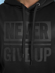 Bluza z kapturem męska czarna OZONEE JS/8B1983/3