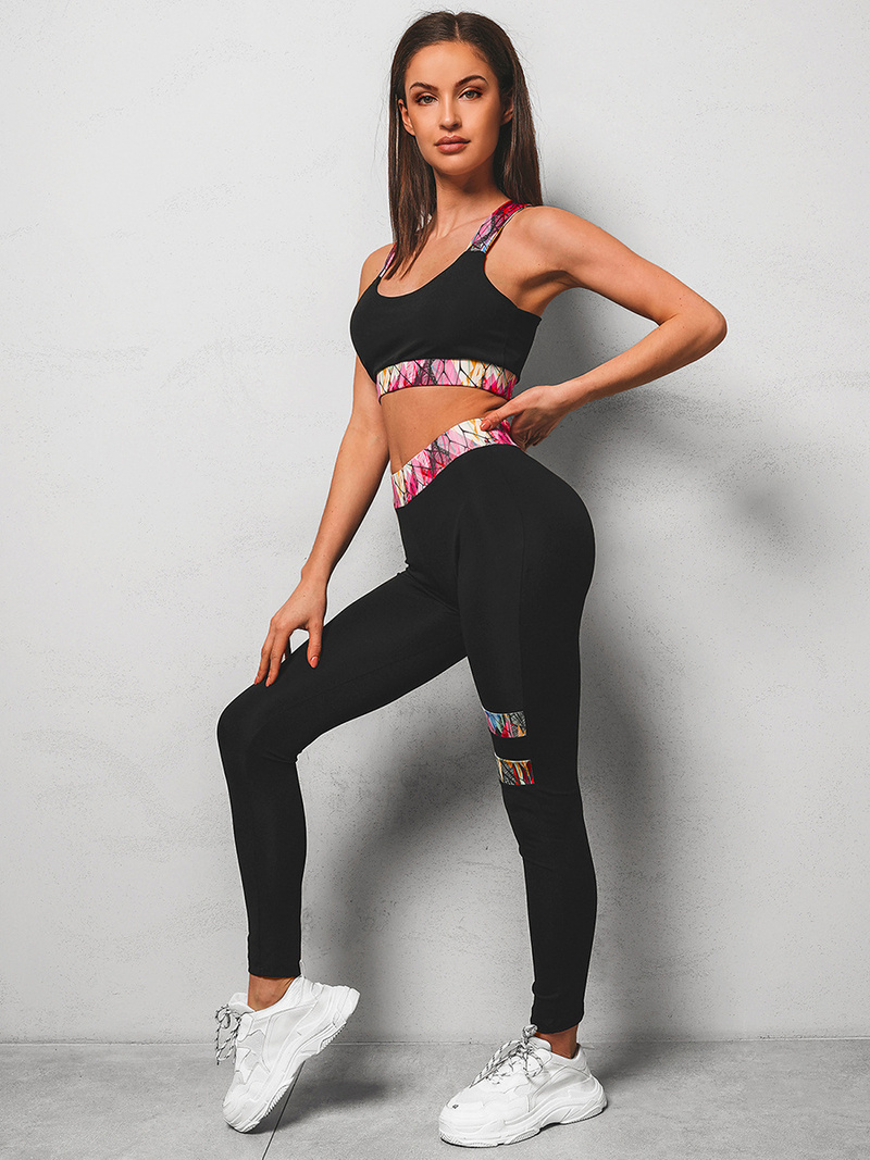 Жіночий спортивний костюм з трьох частин Кольоровий OZONEE O/MS010Z