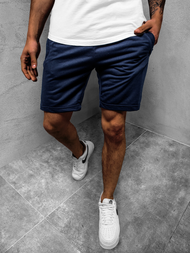 Spodenki dresowe męskie granatowe OZONEE JS/DK08Z