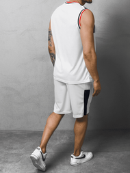 Komplet męski koszykarski biały OZONEE JS/68C10169