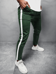 Spodnie męskie chino materiałowe khaki OZONEE DJ/5529