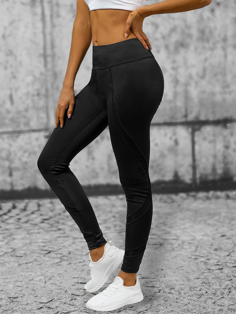 Legginsy damskie czarne OZONEE O/YY9281