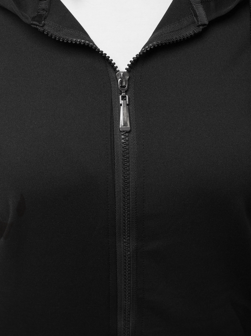 Жіночий спортивний костюм з двох частин Чорний OZONEE JS/YW06006/1/11