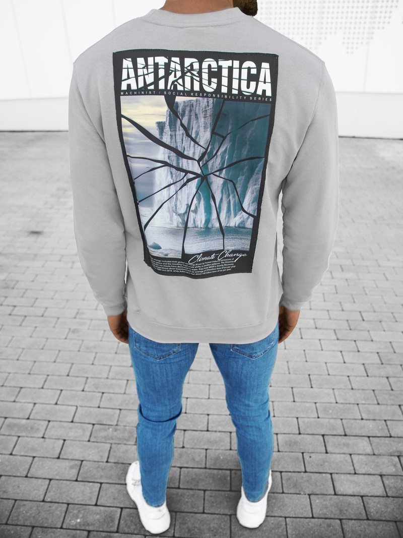 Толстовка чоловіча Сiра OZONEE MACH/M3278Z