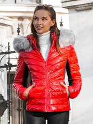 Куртка жіноча Червона OZONEE O/DK059/4Z