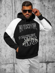 Толстовка чорна OZONEE O/SWE23037