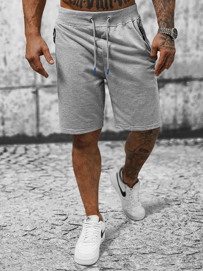 Шорти чоловічі ciрий OZONEE JS/8K292