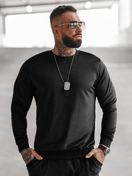 Komplet dresowy męski welurowy czarny OZONEE O/12130Z