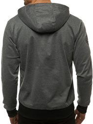 Толстовка чоловіча Темно-сіра OZONEE JS/DD20152