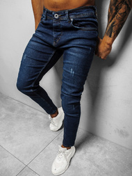 Spodnie jeansowe męskie granatowe OZONEE E/1266SP