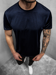 T-Shirt męski ciemno-granatowy OZONEE JS/S01Z