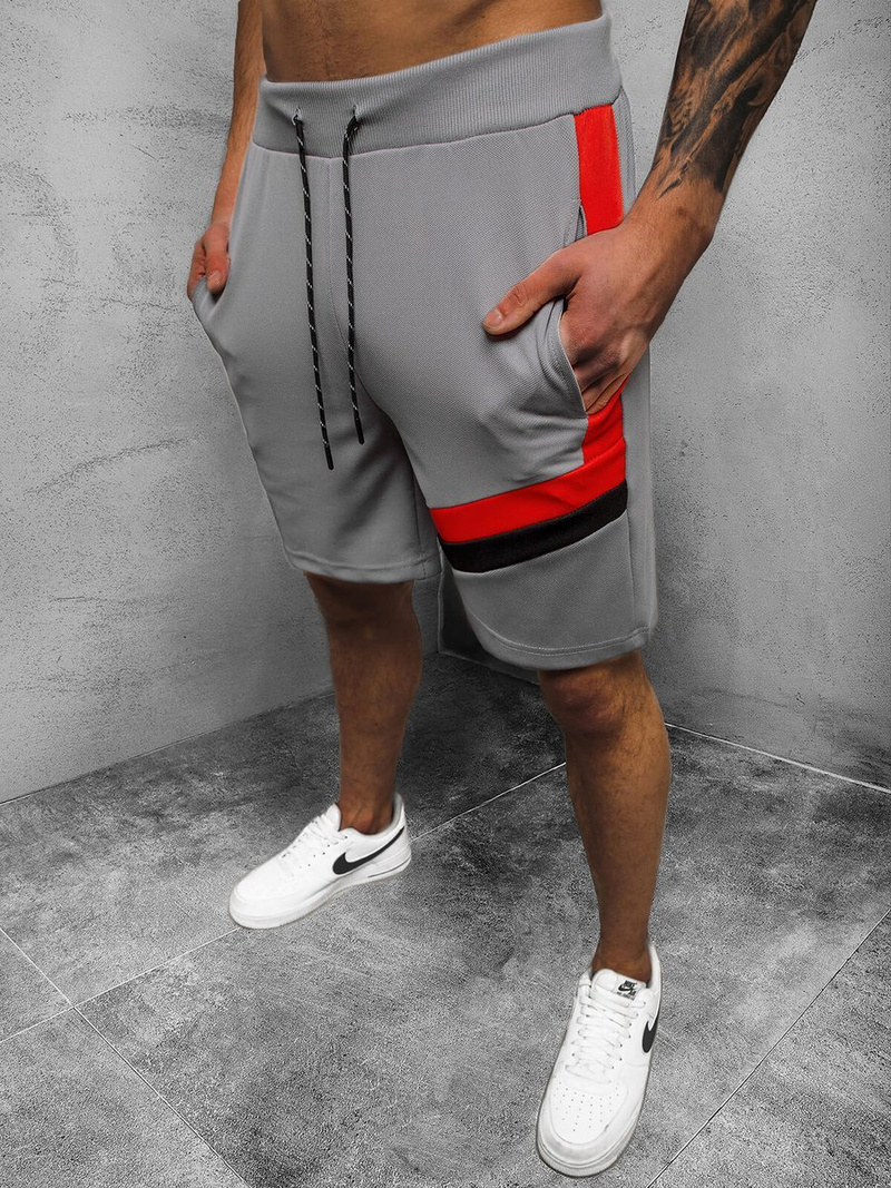 Spodenki dresowe męskie szare OZONEE JS/KS2603