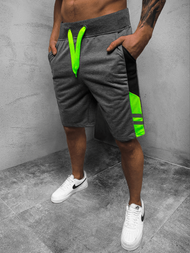 Spodenki dresowe męskie grafitowe OZONEE JS/68K10275