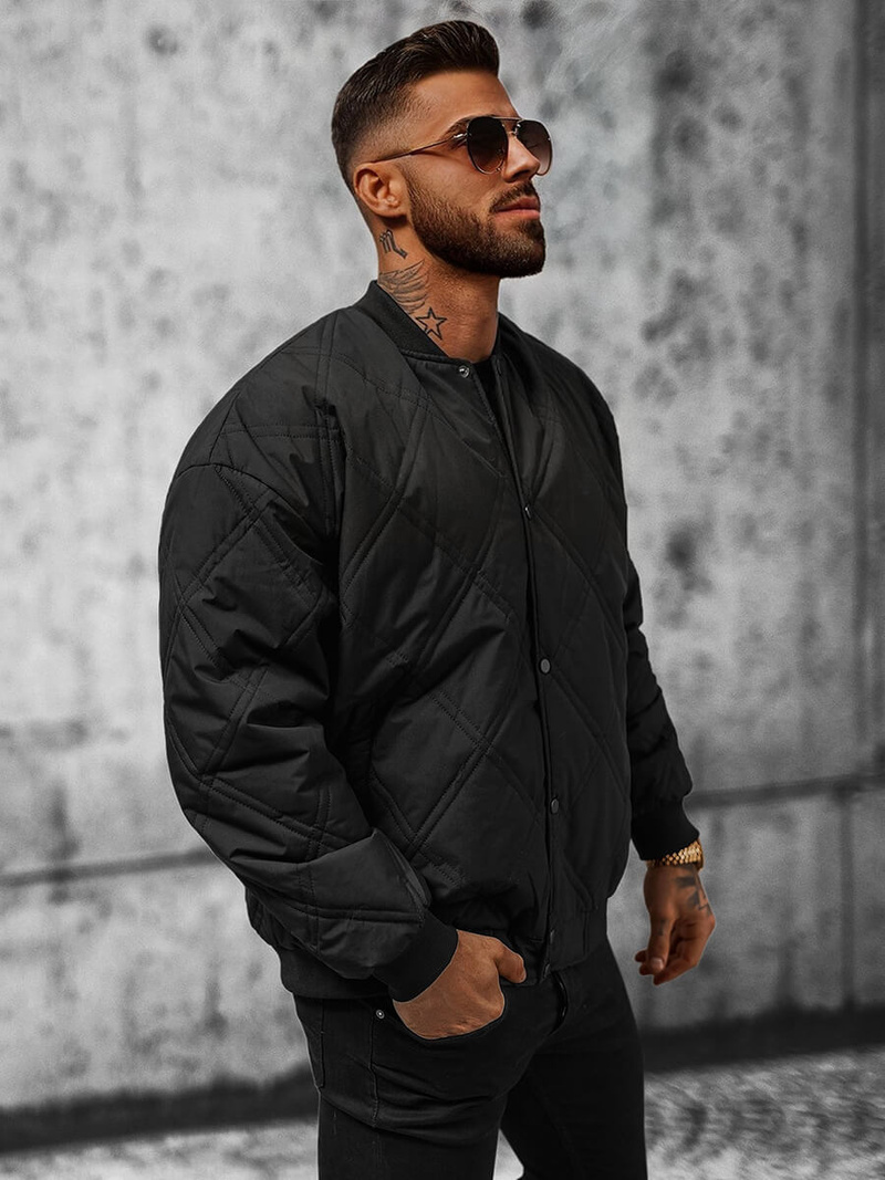 Куртка чоловіча Чорна OZONEE JS/84M3020/392