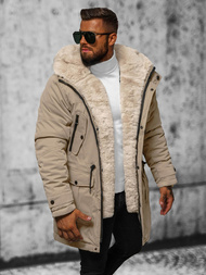 Kurtka zimowa męska beżowa OZONEE JS/22M317/62