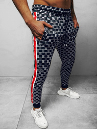 Spodnie dresowe męskie ciemno-granatowe b/2170