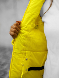 Kurtka damska zimowa żółta OZONEE JS/HH012/26Z