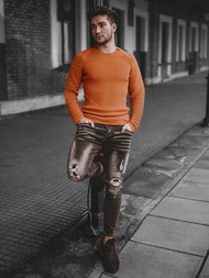 Spodnie męskie jeans czarne OZONEE O/B5678/1