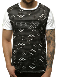 T-Shirt męski biały OZONEE JS/KS2083