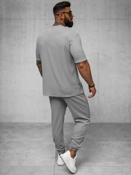 T-shirt męski szary OZONEE O/Y960T